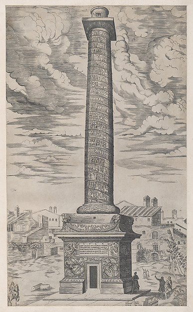 Anonymous, Column of Trajan, from "Speculum Romanae Magnificentiae"
