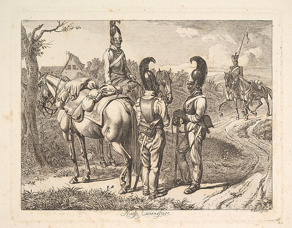 Johann Christoph Erhard, Russian Cuirassiers
