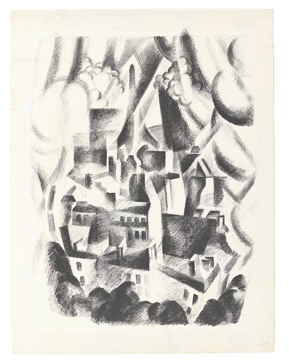 Robert Delaunay (Maler), La fenêtre sur la ville (Das Fenster zur Stadt)