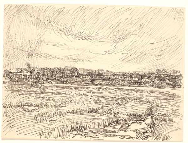 Fritz Syberg, Landskab med landsby
