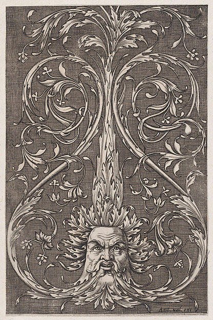 Agostino Veneziano (Agostino dei Musi), Ornamental Panel