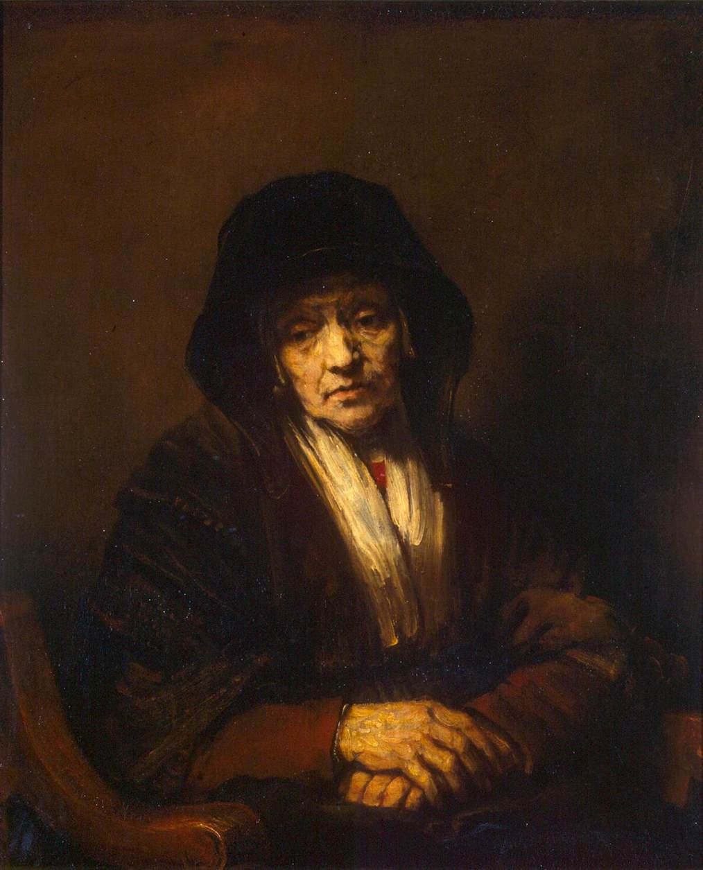 Rembrandt, Portrait of an Old Woman