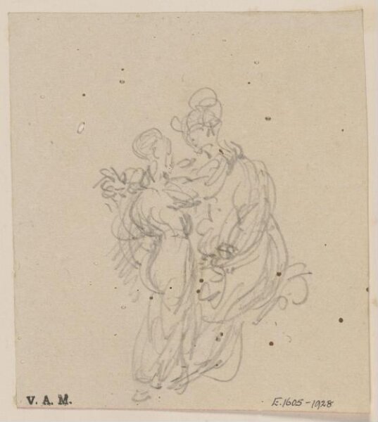 George Chinnery, A sketch of an embracing couple