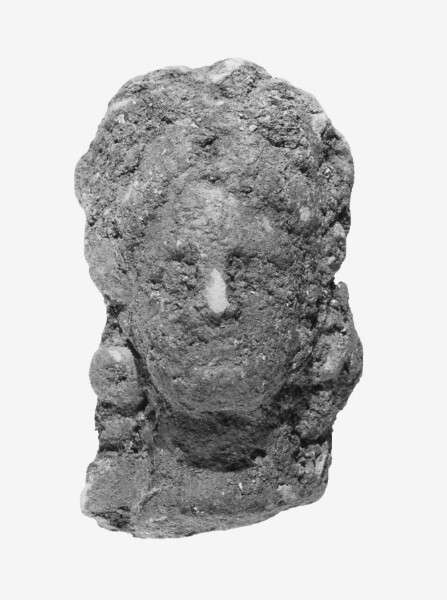 Unknown, Female Head with Melon Coiffure and Bow Knot