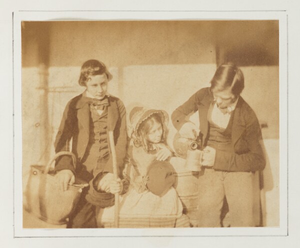 Unknown, [Portrait of a Man and Children]