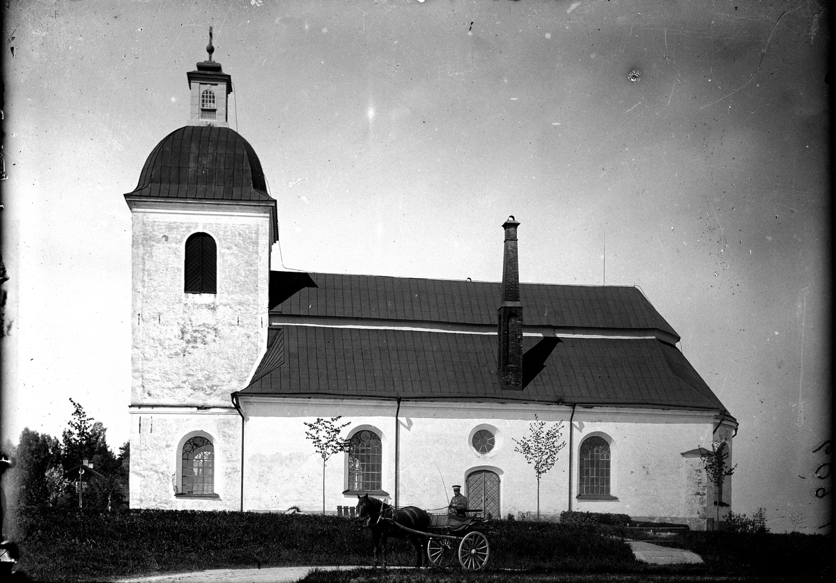 Ellert Johan Viktor Sörman, Kyrkoextriör Odensvi Kyrka. Fotograf E Sörman.