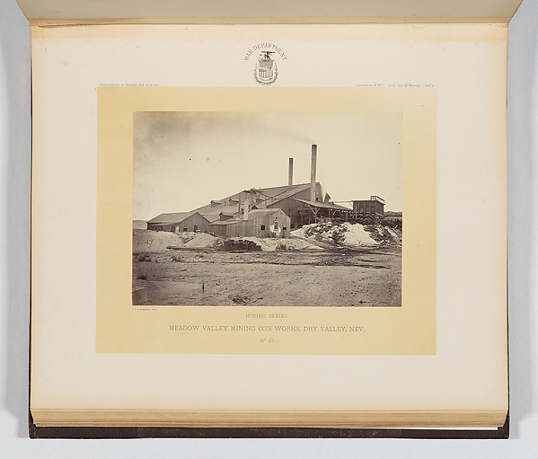Timothy H. O'Sullivan, Meadow Valley Mining Company's Works, Dry Valley, Nevada