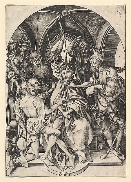 Martin Schongauer, Christ Crowned with Thorns