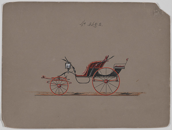 Brewster & Co., Design for Pony Phaeton, no. 3642