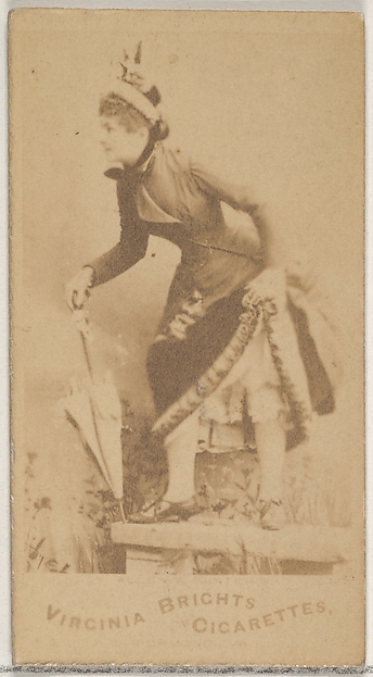 Allen & Ginter, From the Actors and Actresses series (N45, Type 5) for Virginia Brights Cigarettes