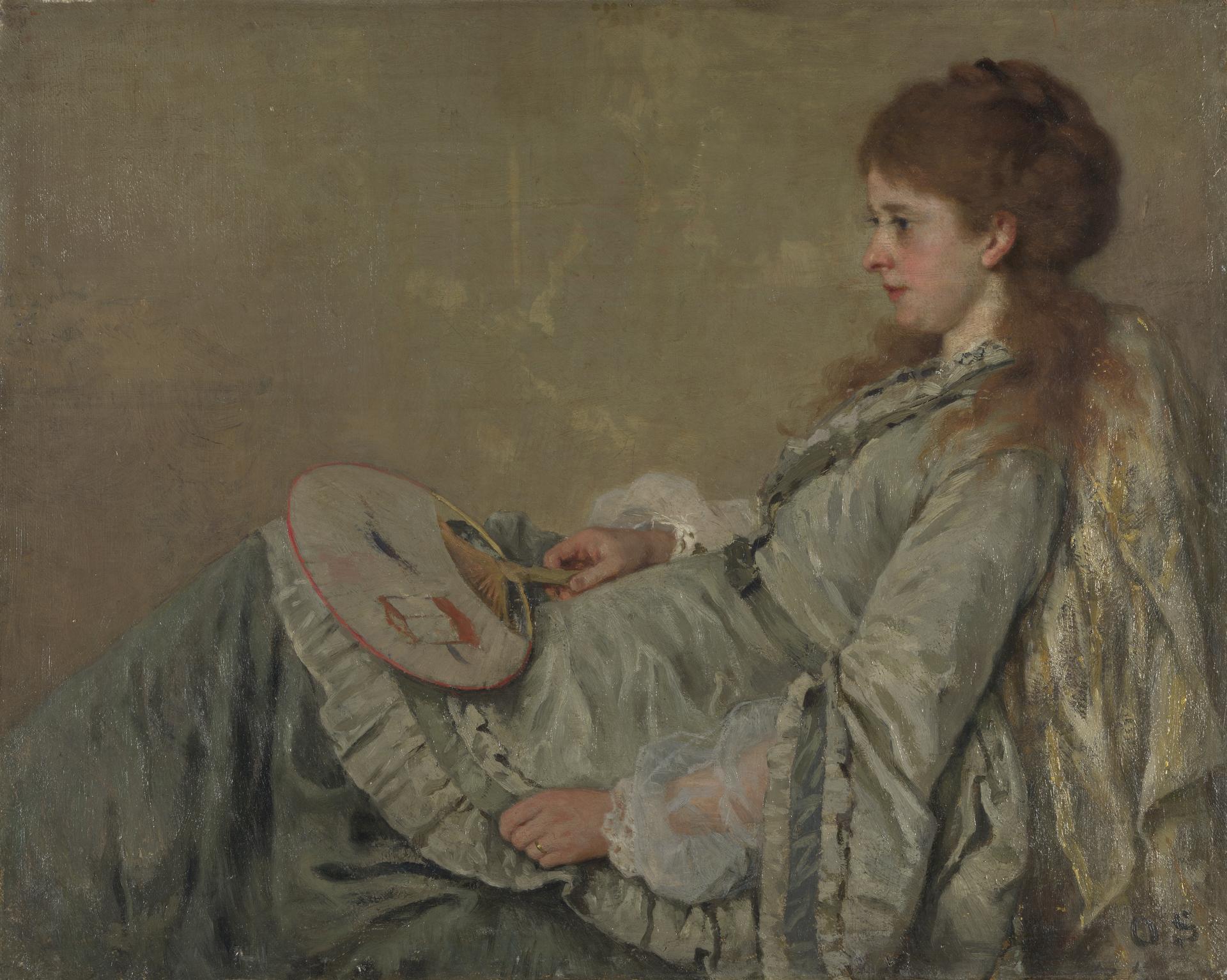 Otto Scholderer, Portrait of the Artist