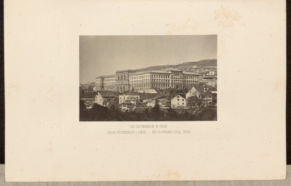 Unknown, The Polytechnic School, Zurich