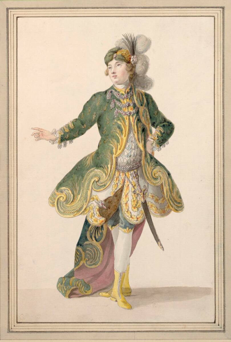 FrancescoPonte, Vestiario dell'Artemisia Opera: II. Dardano (Il Signor Monticelli)