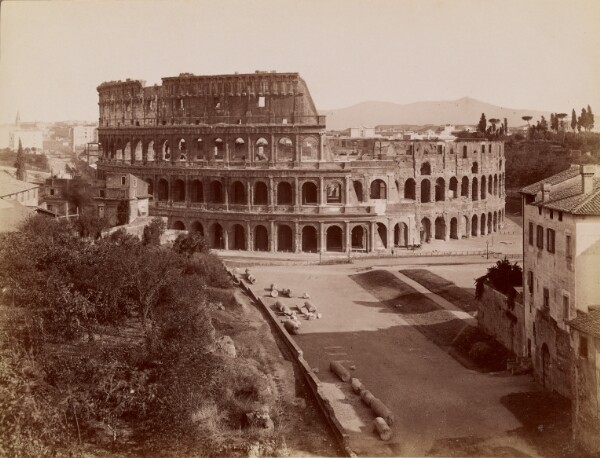 Unknown, Roma - Anfiteatro Flavio o Colosseo eretto da Flavio Vespasiano ed inaugurato da Tito nell'80