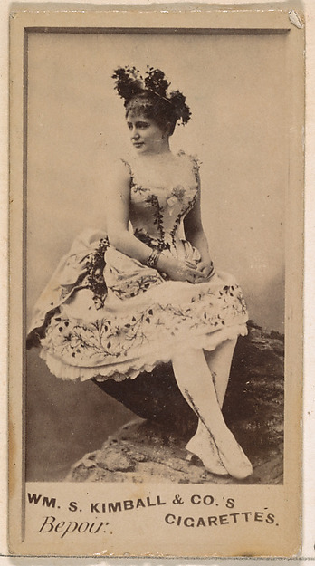 William S. Kimball & Company, Miss Bepoir, from the Actresses series (N203) issued by Wm. S. Kimball & Co.