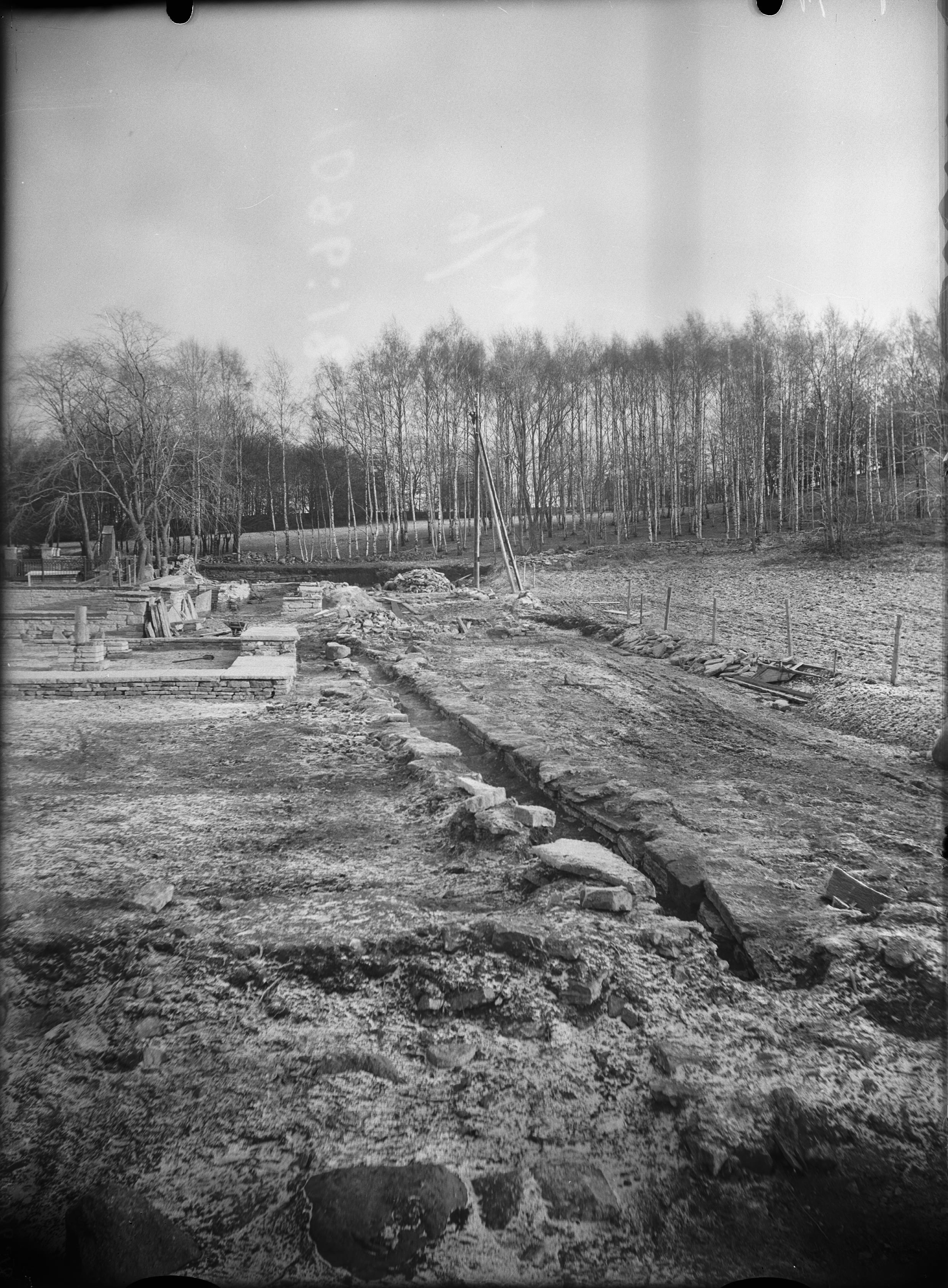 Axel Forssén, Varnhems klosterruin