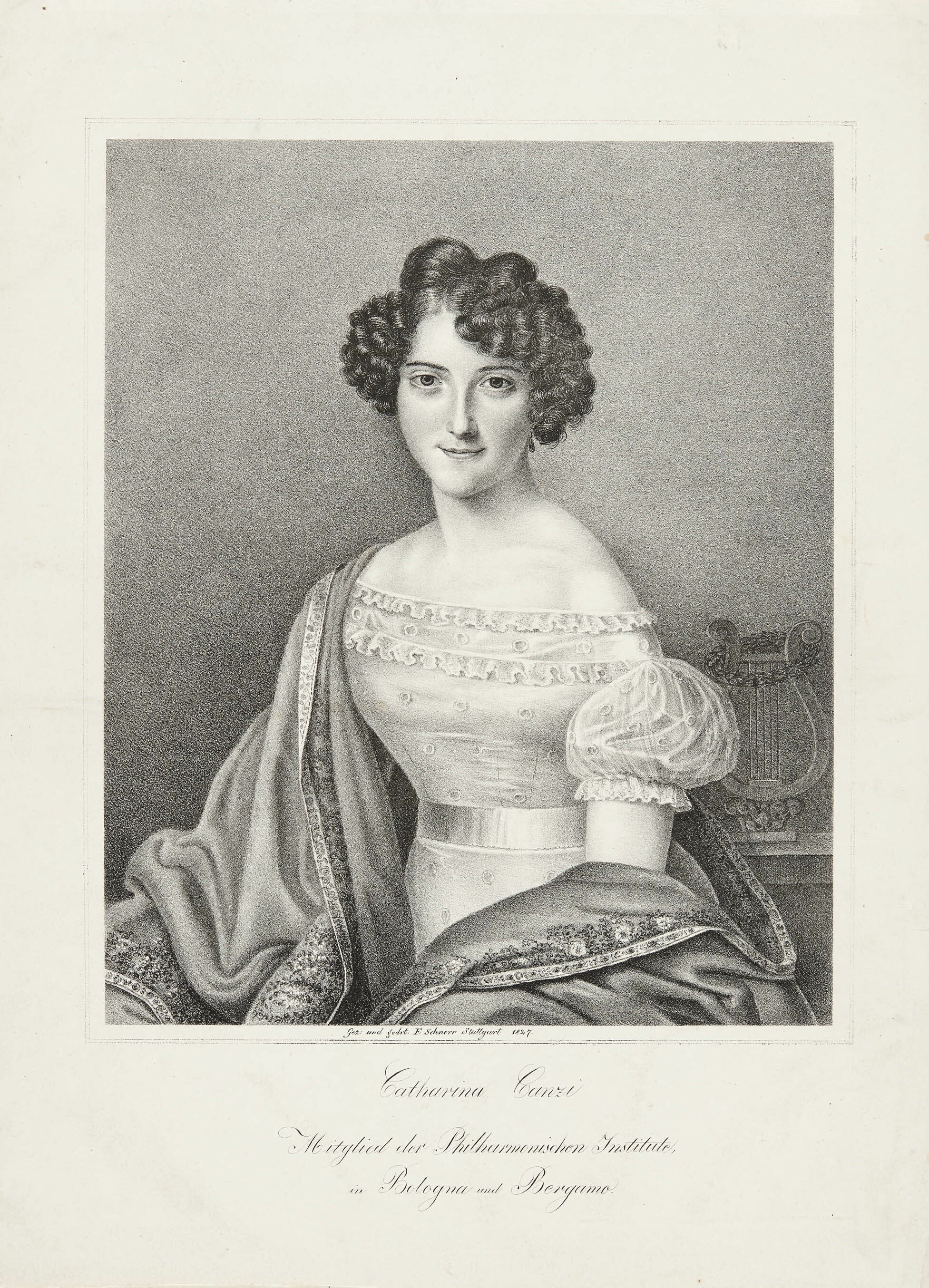 Franz Schnorr, Bildnis Catharina Canzi