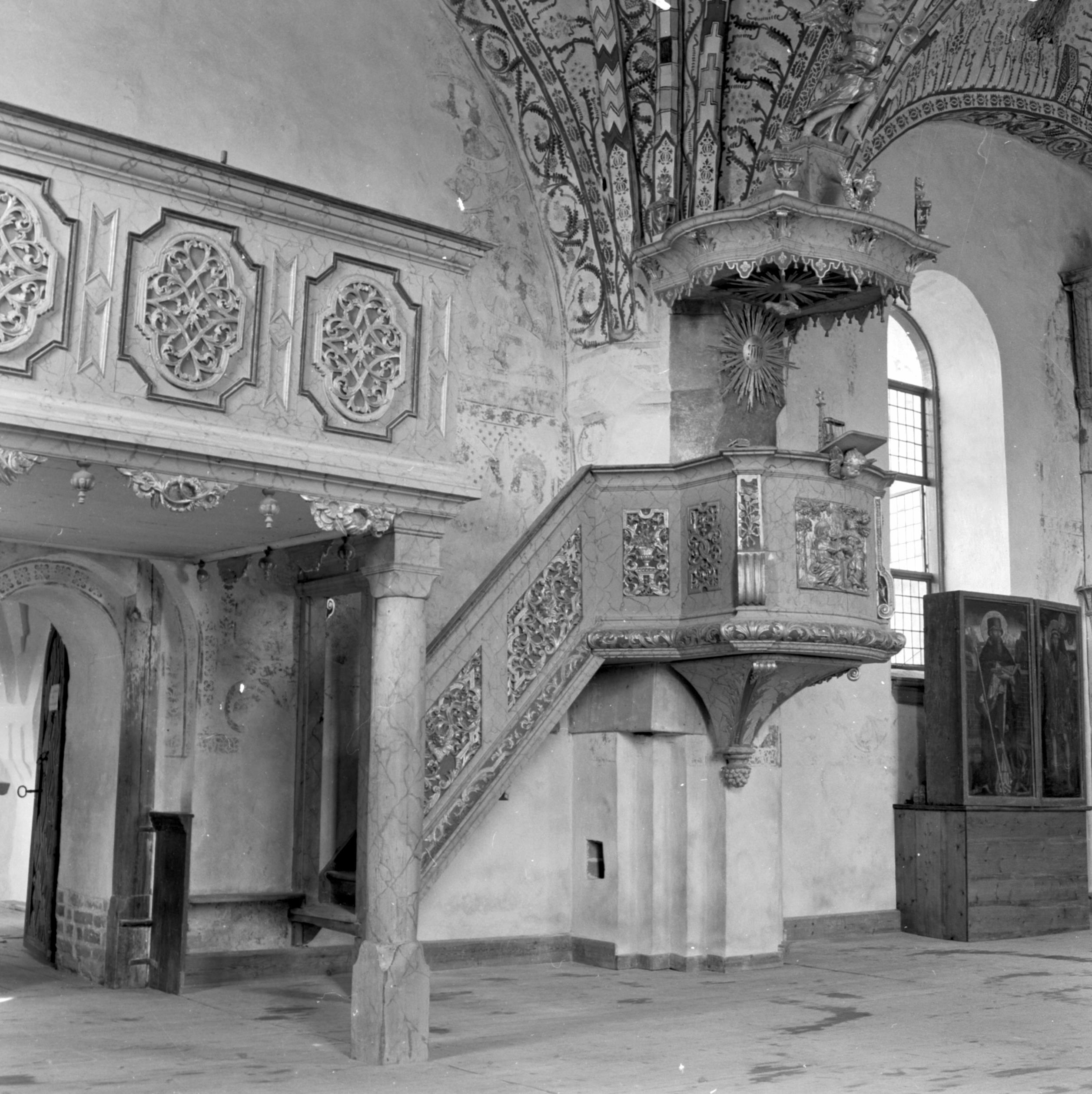 Iwar Anderson, Enånger, gamla kyrkan