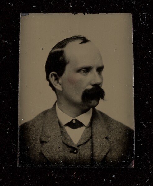 Unknown, [Portrait of an Unidentified Man with Moustache]