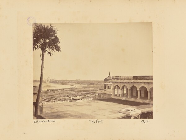 Unknown, Akbar's Throne. The Fort. Agra