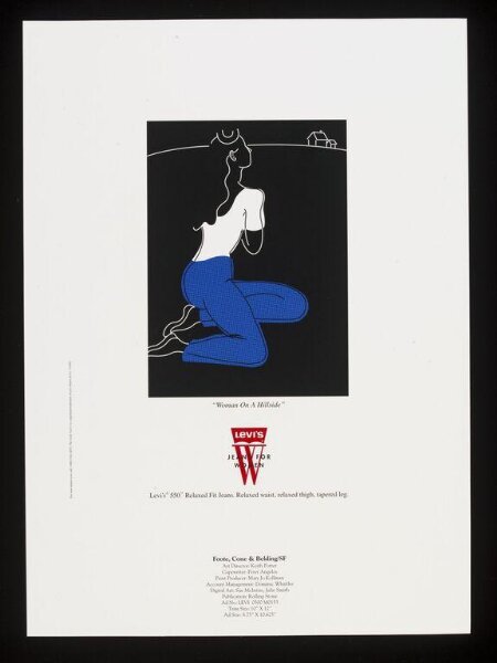 Barbara Nessim, Woman on Hillside
