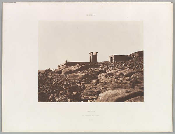 Félix Teynard, Dandoûr, Nubie