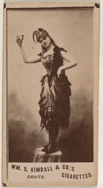 William S. Kimball & Company, Miss Coute, from the Actresses series (N203) issued by Wm. S. Kimball & Co.