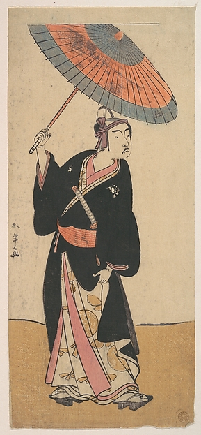 Katsukawa Shunshō　勝川春章, The Third Ichikawa Yaozo in the Role of Otokodate Sukeroku