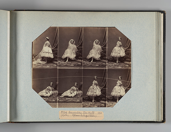 André-Adolphe-Eugène Disdéri, Augustine Stoïkoff dans le Papillon
