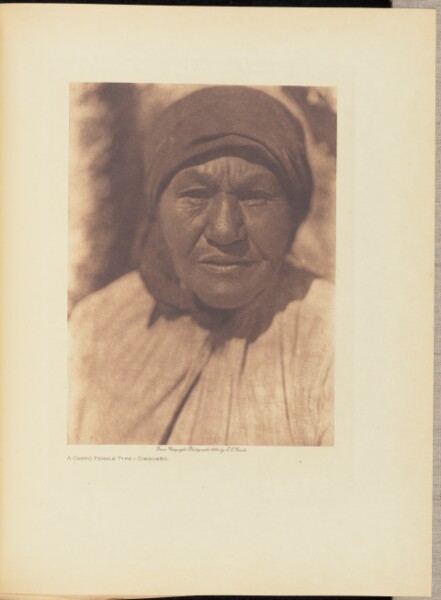 Edward S. Curtis, A Campo Female Type - Diegueño
