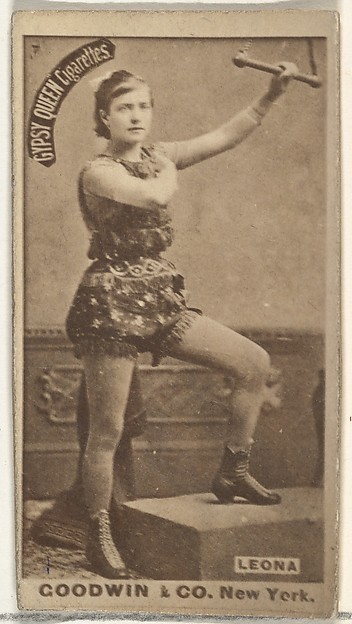 Goodwin & Company, Leona, from the Actors and Actresses series (N171) for Gypsy Queen Cigarettes