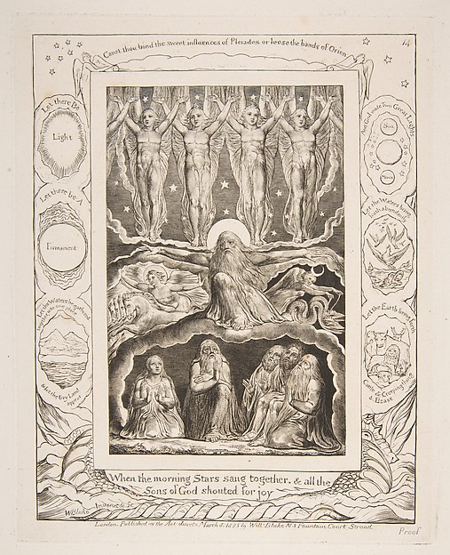 William Blake, The Creation