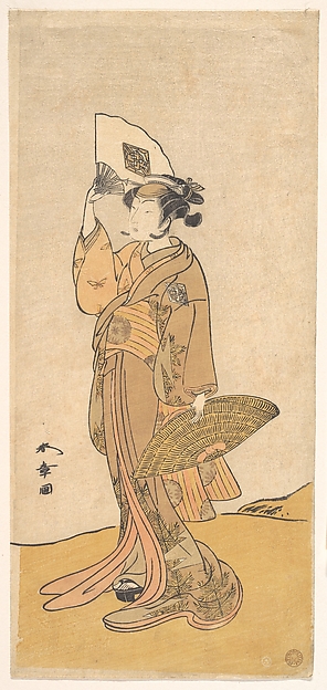 Katsukawa Shunshō　勝川春章, Kabuki Actor Nakamura Matsue
