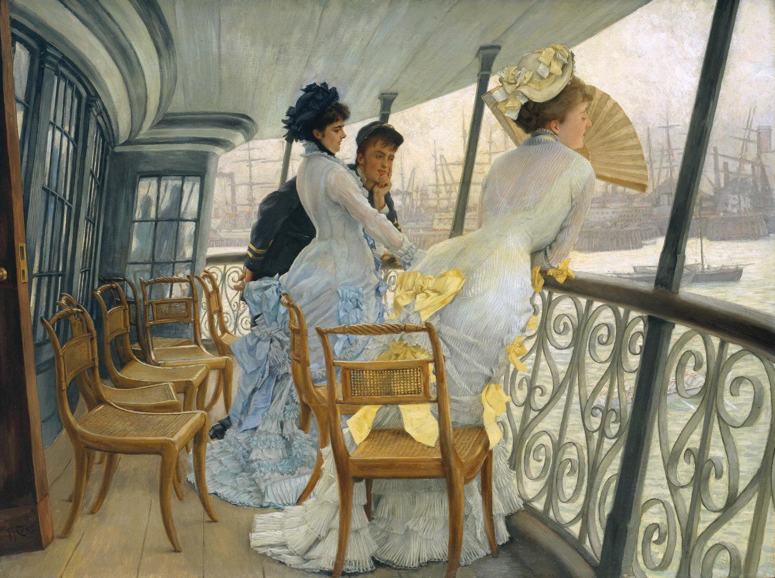 James Tissot, The Gallery of HMS Calcutta (Portsmouth)