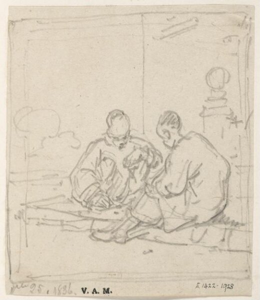 George Chinnery, Two seated figures