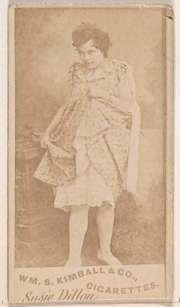 William S. Kimball & Company, Susie Dillon, from the Actresses series (N203) issued by Wm. S. Kimball & Co.