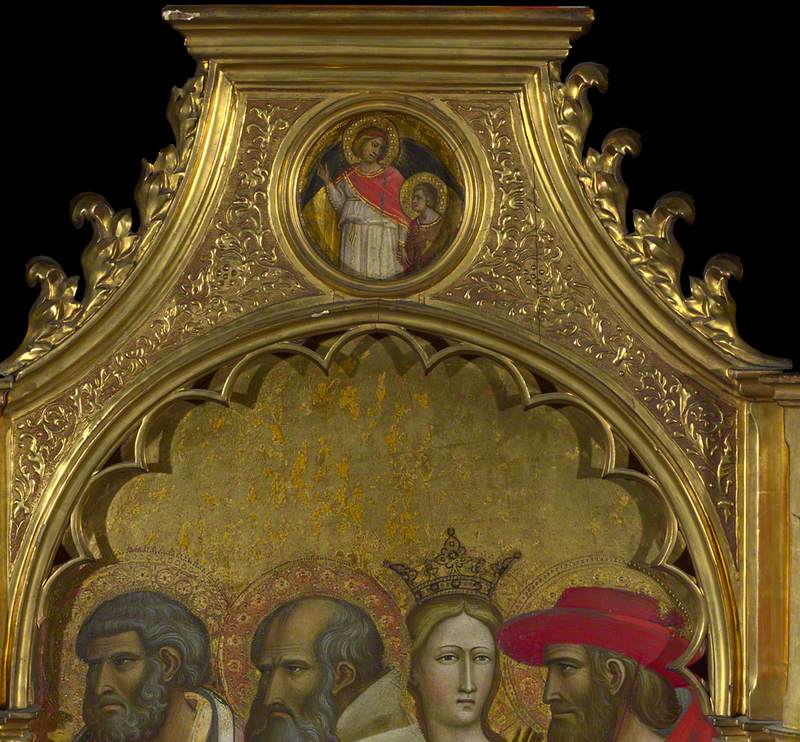 Giovanni dal Ponte, Saints Raphael and Tobias: Roundel above Right Panel