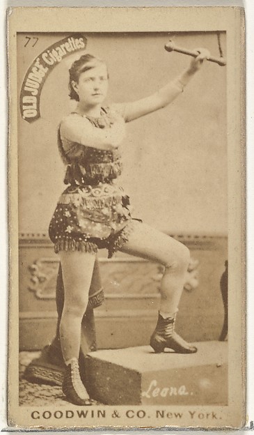 Goodwin & Company, Leona, from the Actors and Actresses series (N171) for Old Judge Cigarettes