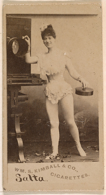 William S. Kimball & Company, Miss Salta, from the Actresses series (N203) issued by Wm. S. Kimball & Co.