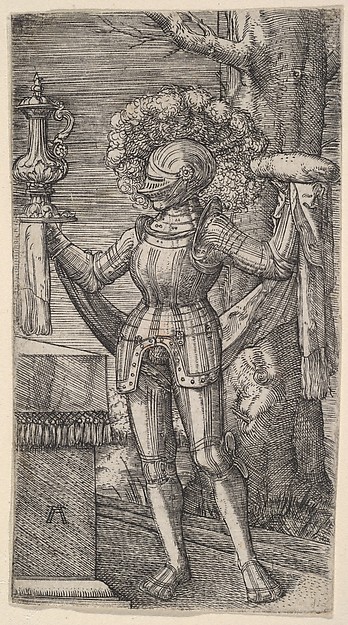 Albrecht Altdorfer, Knight with Bread and Wine