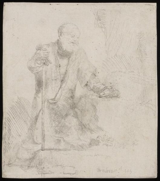 Rembrandt van Rijn, St Peter in penitence