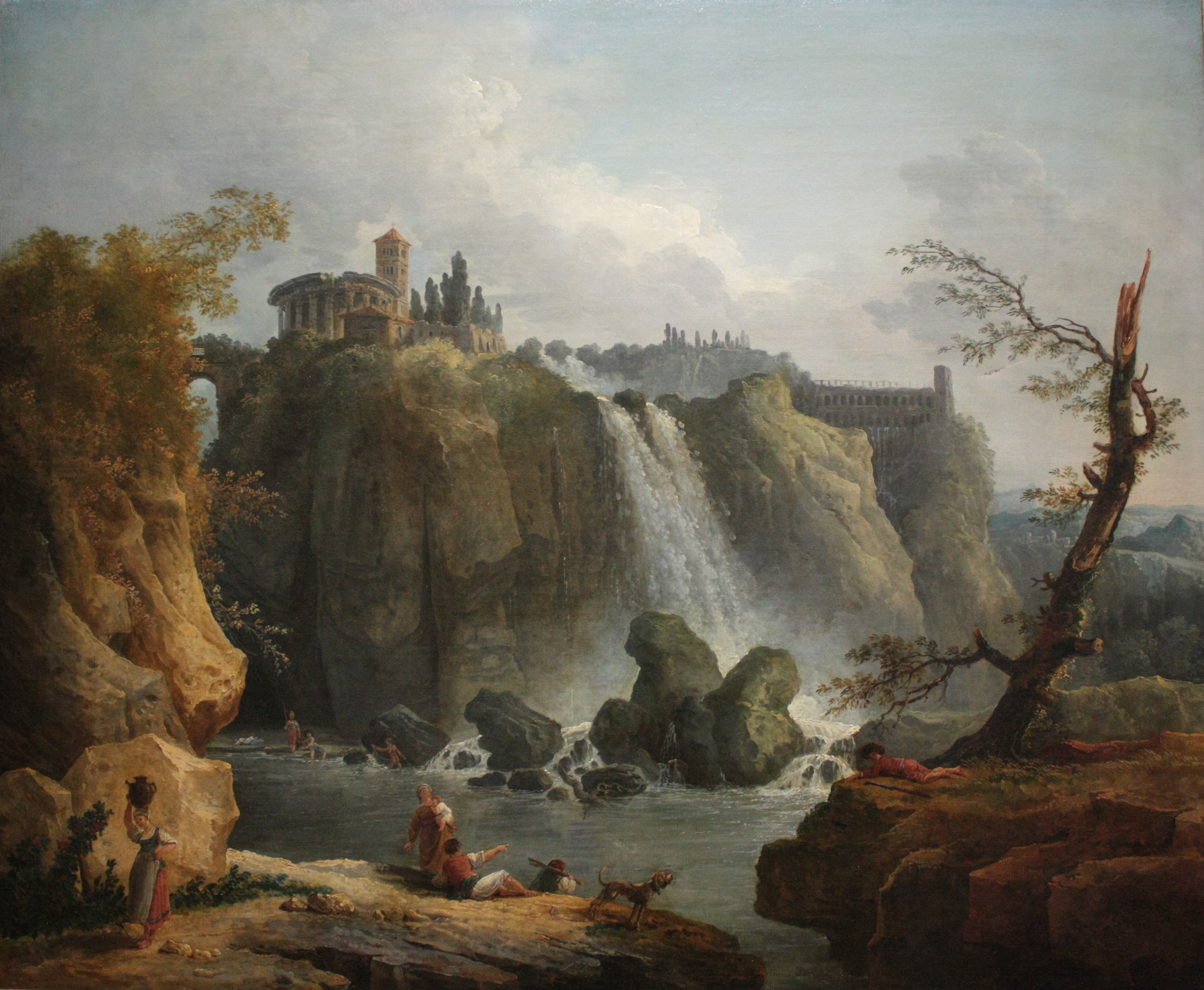 Hubert Robert, Les Cascatelles de Tivoli