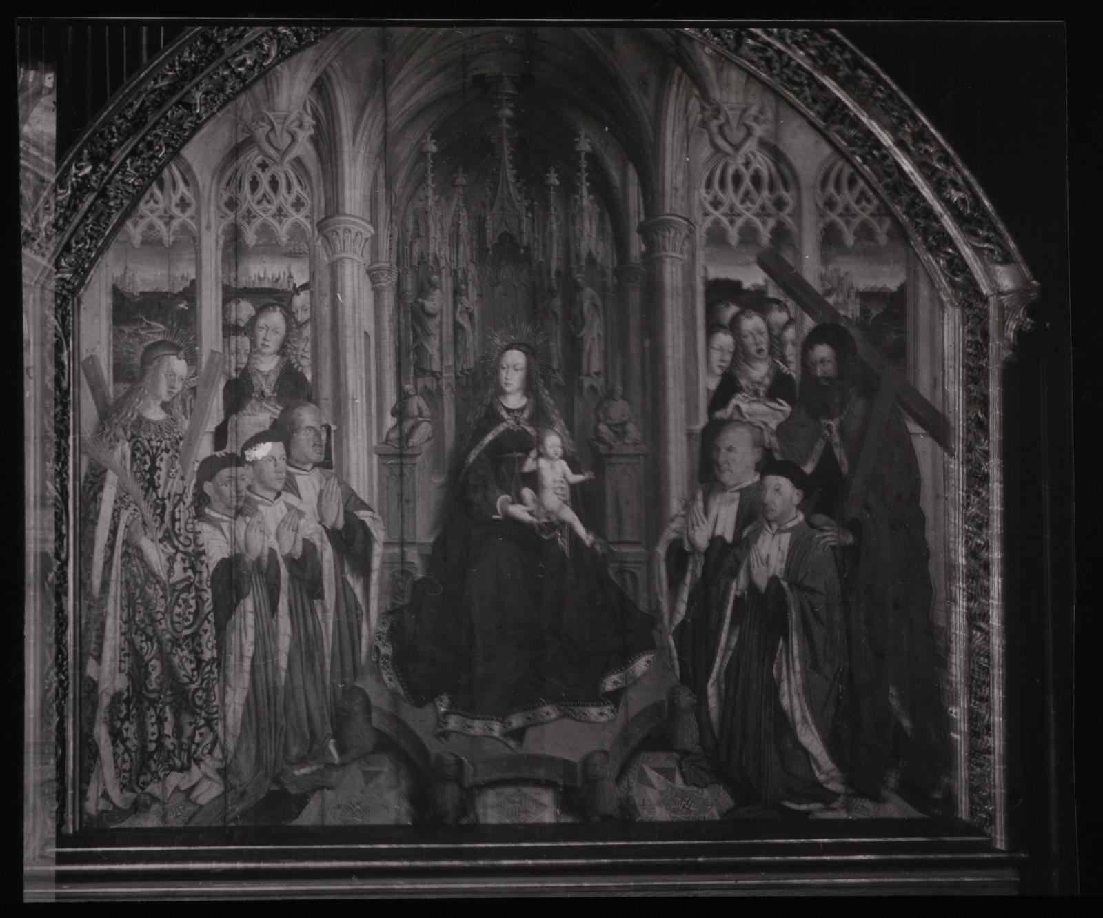 Desconegut, Luis Dalmau. Virgen de los Concelleras (Mus. Barcelona) Espasa Calpe