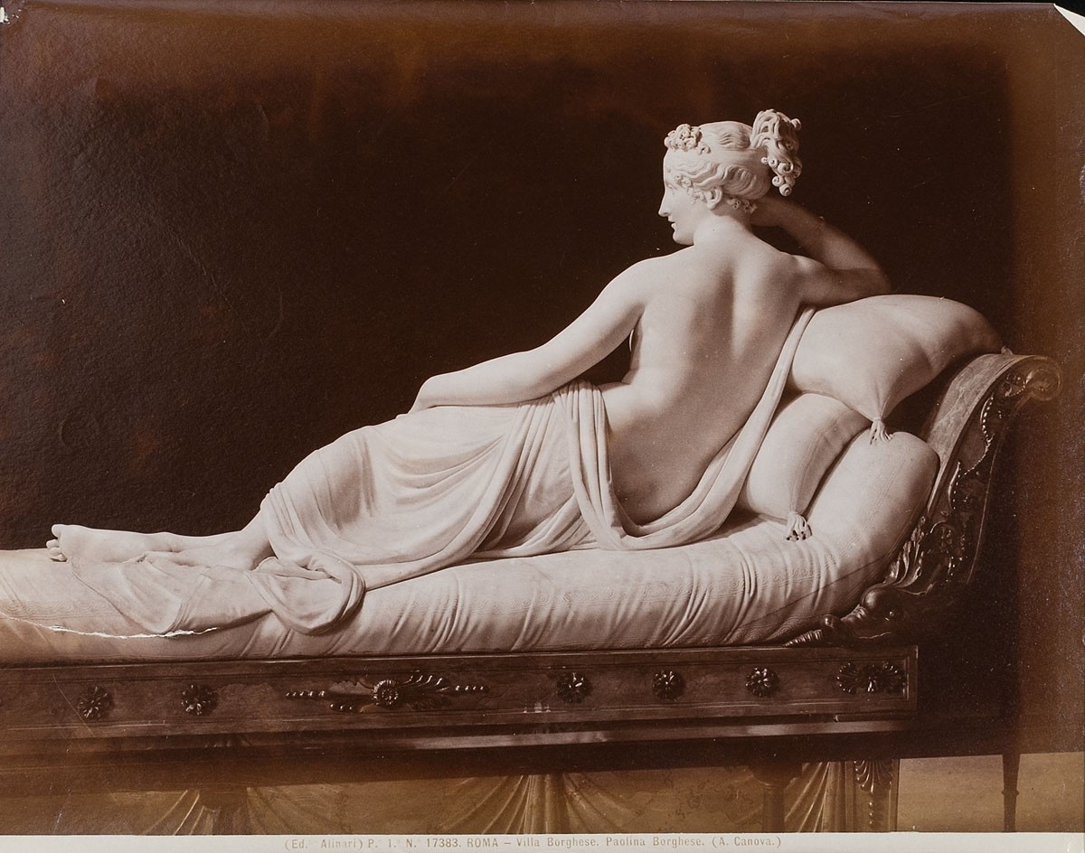 Fratelli Alinari, Antonio Canova: Paolina Borghese, Villa Borghese, Rom