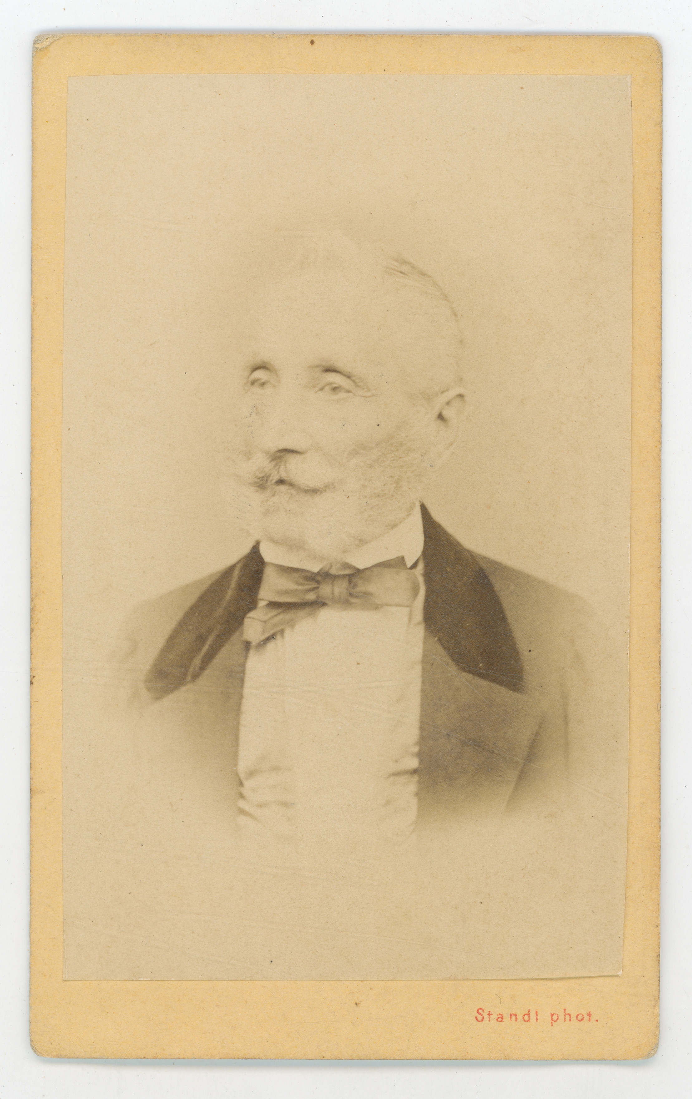 Ivan (27. 10. 1832.––30. 8. 1897.) Standl, Portret gospodina s leptir kravatom