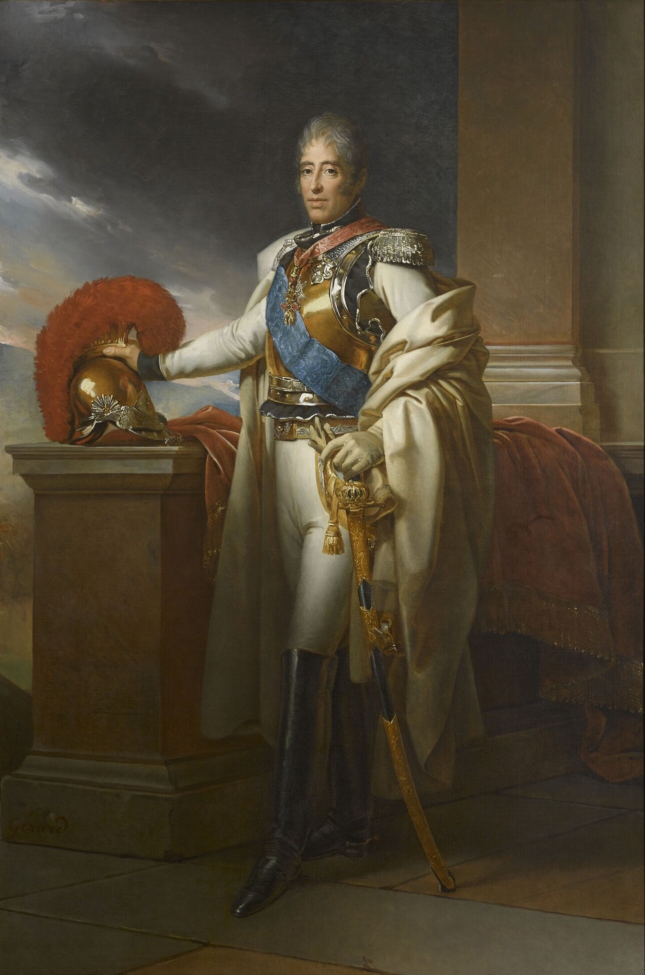 François Gérard, Charles-Philippe de France (1757-1836), comte d'Artois, en uniforme de colonel général des Carabiniers, vers 1815
