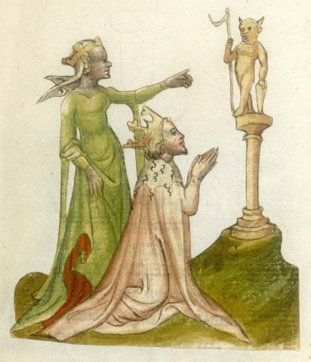 Anonym, Götzendiest eines Königspaares (Sybille und der Kaiser Hadrian?)