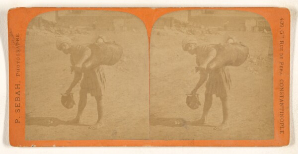 Jean Pascal Sébah, [Water Carrier (Egypt)]