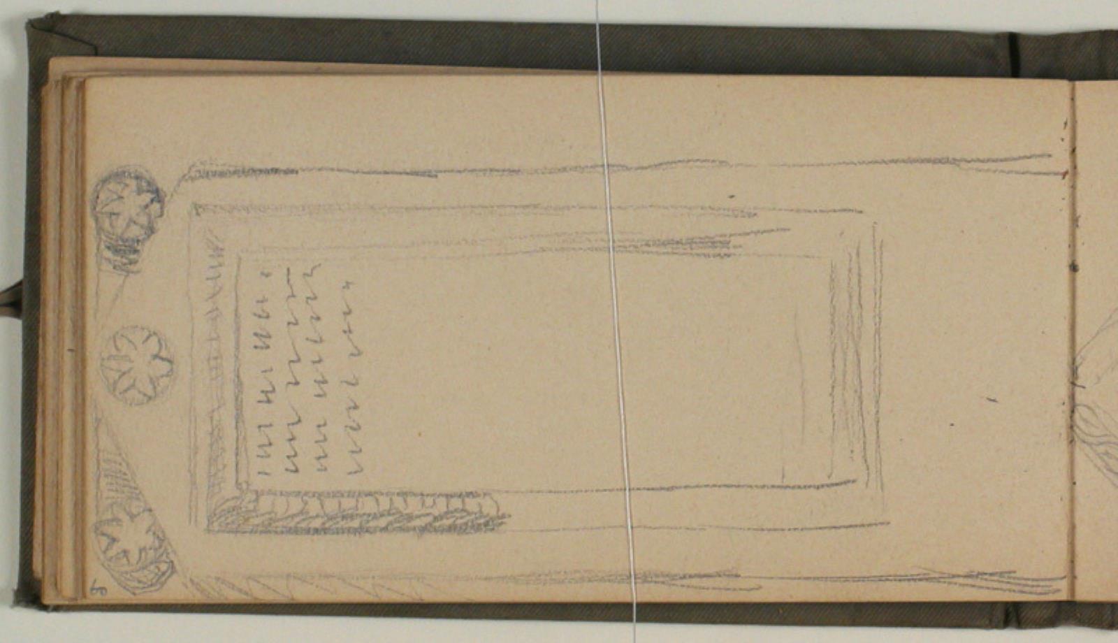 Niels Larsen Stevns, Studie af gravsten