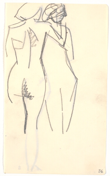 Karl Isakson, To stående modeller